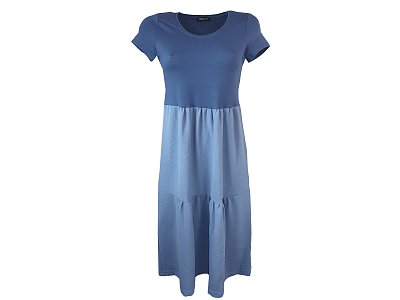 Barevné kaskádové šaty - vel.36